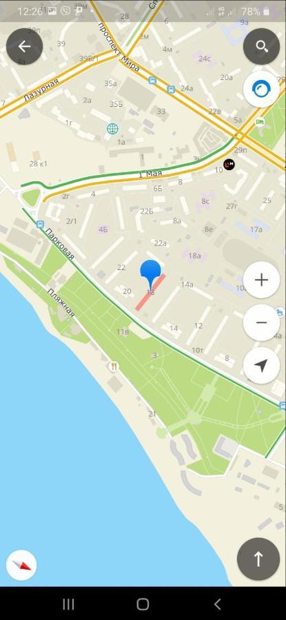 Двухкомнатная Квартира 300М От Моря Ул Парковая 18 Отчетные Док Tsjornomorsk Eksteriør bilde